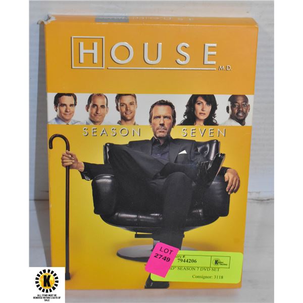 "HOUSE MD" SEASON 7 DVD SET