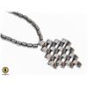 Image 1 : 17 INCH HEMATITE NECKLACE WITH PENDANT