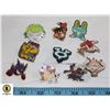 Image 1 : 10 POKEMON OFFICIAL CHARACTER LAPEL PIN