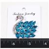 Image 1 : NEW RHINESTONE SWAN BROOCH