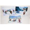 Image 1 : THREE HOCKEY THEMED PRINTS BY RAY ABBOTT