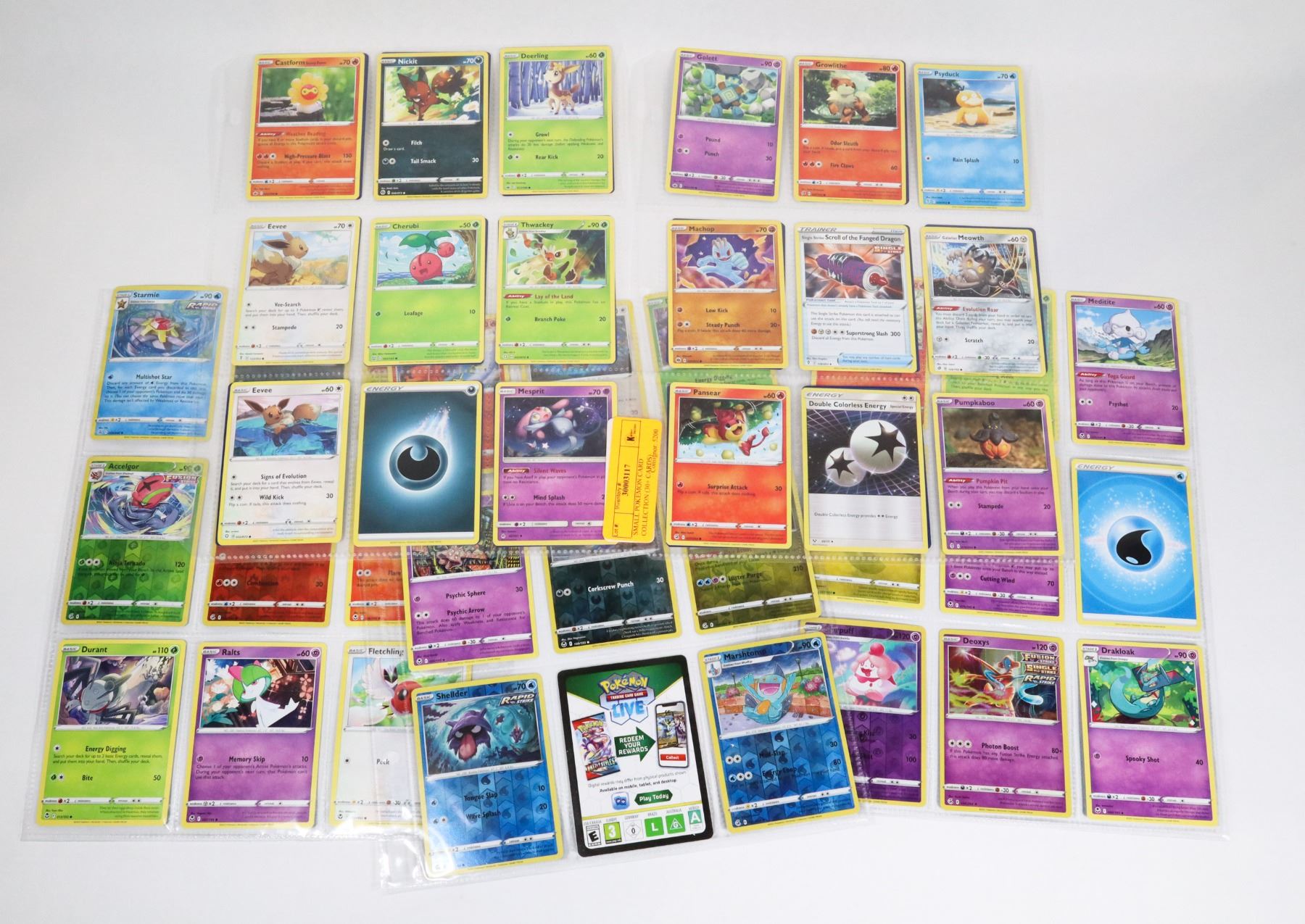 Small Pokemon Collection SMALL POKEMON CARD COLLECTION (60+ CARDS)
