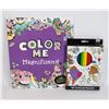 NEW COLOR ME MAGNIFICENT! COLORING BOOK WITH