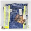 Image 1 : 50T FIRE RESISTANT ROYAL BLUE HI VIS COVERALLS