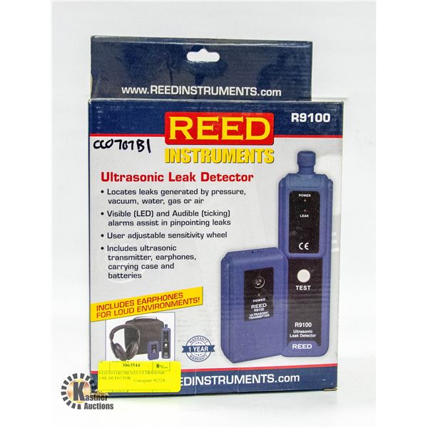REED INSTRUMENTS ULTRASONIC LEAK DETECTOR