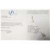 Image 2 : BZ1386-173 10K AQUAMARINE 18" DIAMOND NECKLACE