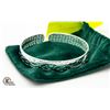Image 1 : NEW .925 SILVER BANGLE IN CLOTH POUCH