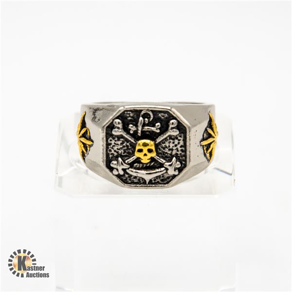 SKULL ANCHOR COMPASS TWO TONE PARTY