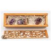 Image 1 : 4 GENUINE NATURAL AMETHYST CLUSTER SPECIMENS 91G