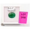 Image 1 : 8.1 CT OVAL EMERALD HAS BEEN COLOUR & HEAT