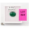 Image 1 : 6.8 CT OVAL EMERALD HAS BEEN COLOUR & HEAT