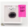 Image 1 : 11.7 CT OVAL SAPPHIRE HAS BEEN COLOUR & HEAT