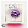 Image 1 : 8.9 CT OVAL AMETHYST