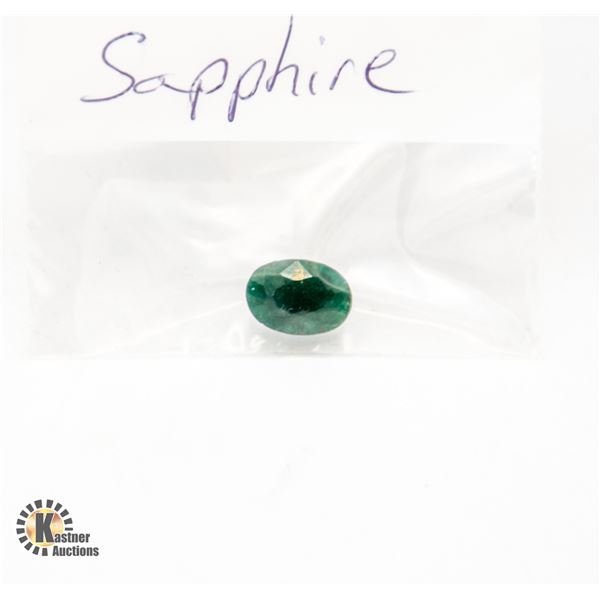 2.25 CT OVAL SAPPHIRE HAS BEEN COLOUR & HEAT