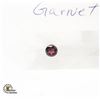 Image 1 : 1.65 CT ROUND GARNET HAS BEEN COLOUR & HEAT