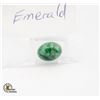 Image 1 : 11.40 CT OVAL EMERALD CABOCHON HAS BEEN COLOUR &