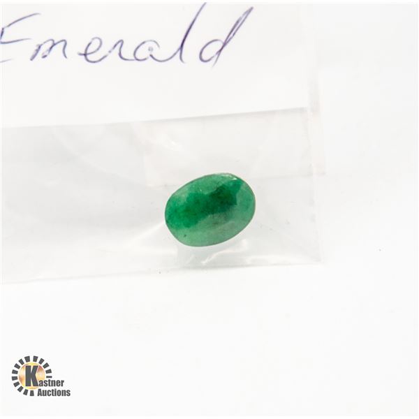 5.10 CT OVAL EMERALD HAS BEEN COLOUR & HEAT