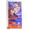 Image 1 : NEW STRETCH CANVAS DESIGN ART 19.75" X 39.5"