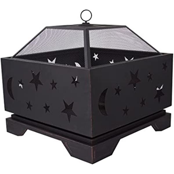 NEW PLEASANT HEARTH STARGAZER SQUARE FIRE PIT