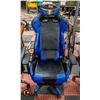 Image 1 : KILLABEE GAMING CHAIR WITH CUSHIONS AND FOOTREST
