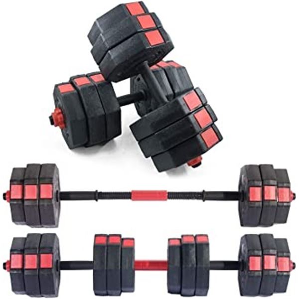 NEW UNBOXED SOGES DUMBBELL/BARBELL COMBO SET