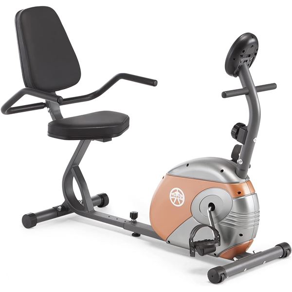 NEWLY ASSEMBLED MARCY RECUMBANT EXERCISE BIKE