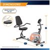 Image 2 : NEWLY ASSEMBLED MARCY RECUMBANT EXERCISE BIKE