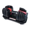 Image 1 : NEW ADJUSTABLE DUMBBELL 2.5KG - 24KG, BLACK/RED