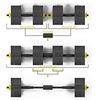 Image 2 : NEW SOGES DUMBBELL/BARBELL COMBO SET OF WEIGHTS