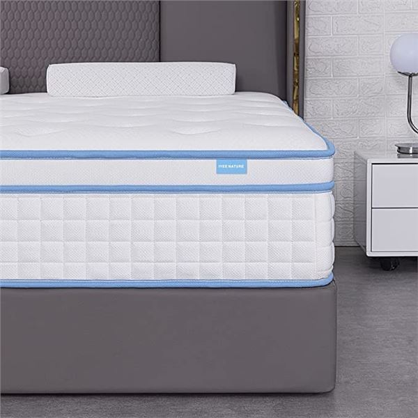 NEW QUEEN SIZE MATTRESS LYEE NATURE RELIEF 10 INCH