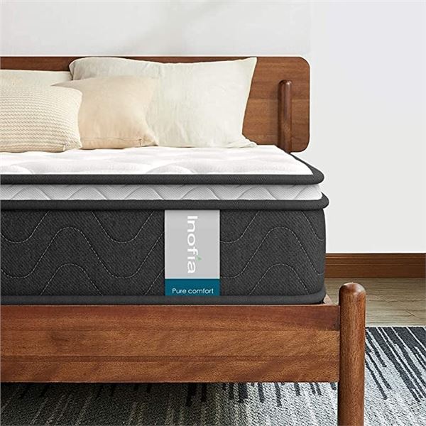 NEW QUEEN SIZE INOFIA MEMORY FOAM HYBRID MATTRESS