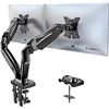 Image 1 : HUANUO DUAL MONITOR STAND SUPPORTS UP