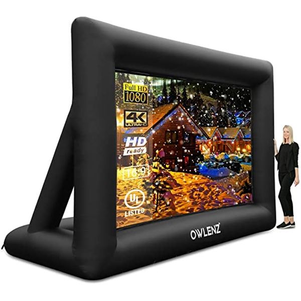 NEW OWLENZ INFLATABLE PROJECTION SCREEN WITH