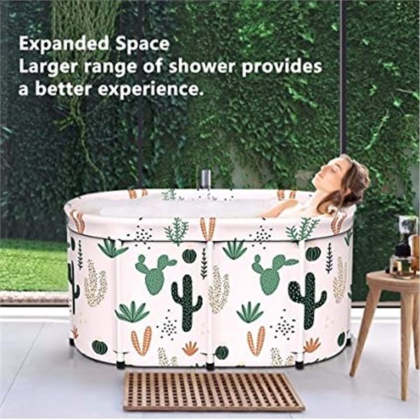 NEW LUCKUP LARGE PORTABLE FOLDING BATH TUB