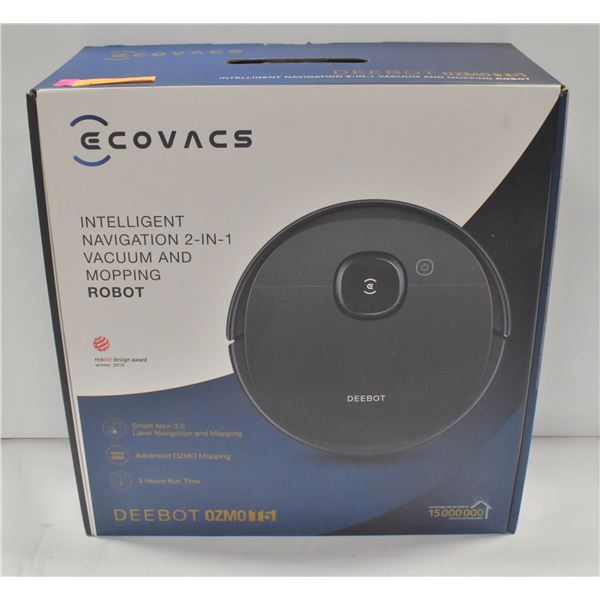 NEW REPACK ECOVACS DEEBOT OZMO T5 ROBOT VACUUM