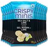 Image 1 : NEW CASE OF 12 QUAKER CRISPY MINIS SEA SALT & LIME