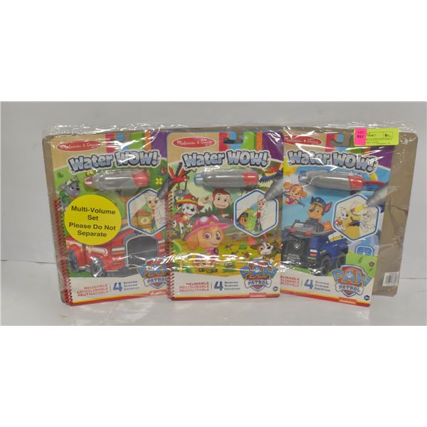 3 NEW MELISSA & DOUG REUSABLE COLOUR BOOKS - EACH