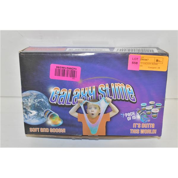 NEW BOX OF 12 GALAXY SLIME KIDS PLAY GOO