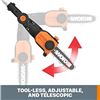 Image 3 : NEW WORX 20V POWER SHARE 8" POLE SAW WITH AUTO