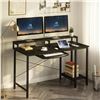 Image 1 : NEW ROLANSTAR CPT006-BK140-RR COMPUTER DESK