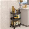 Image 2 : NEW UDEAR 3 TEIR KITCHEN ROLLING UTILITY CART