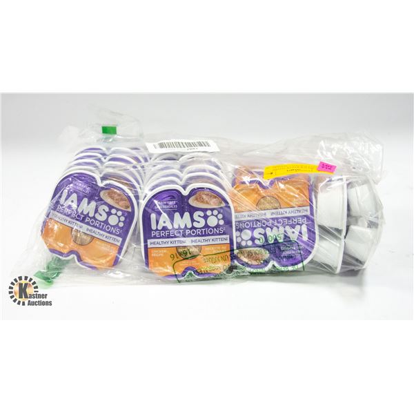 NEW REPACK BAG OF 24 IAMS PERFECT PORTION CAT FOOD