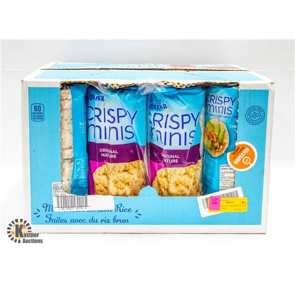 NEW CASE OF 12 ORIGINAL PLAIN CRISPY MINIS