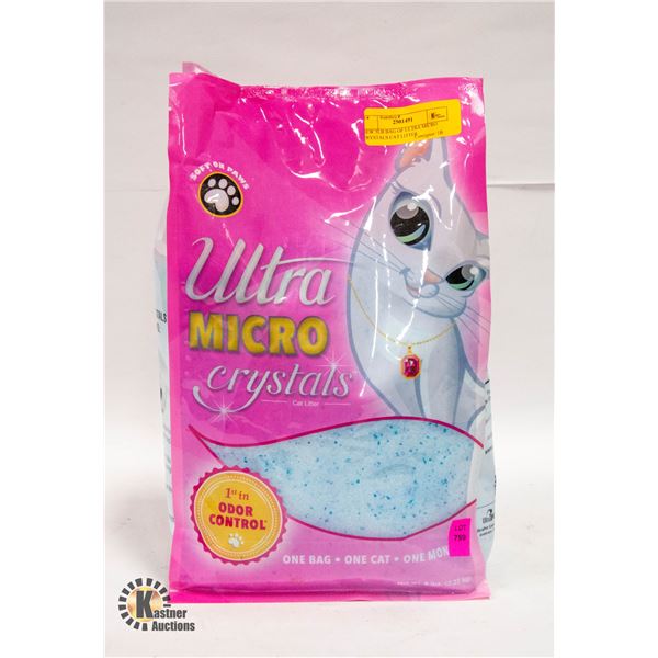 NEW 5LB BAG OF ULTRA MICRO CRYSTALS CAT LITTER