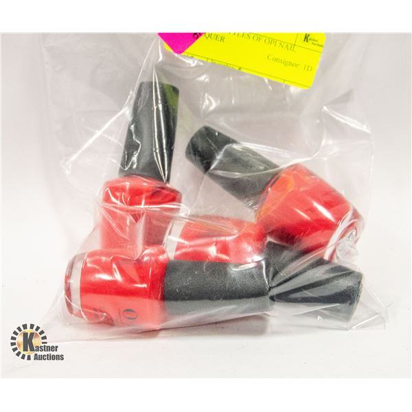 4 NEW BOTTLES OF OPI NAIL LACQUER