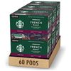 Image 1 : NEW CASE OF 60 STARBUCKS KEURIG FRENCH ROAST KCUPS