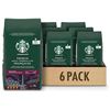 Image 1 : NEW CASE OF 6 STARBUCKS FRENCH ROAST WHOLE BEAN