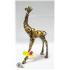Image 1 : MODERN HEAVY GIRAFFE STATUE,  14 IN TALL