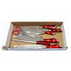 Image 1 : NEW KITCHEN KING 7 PIECE KNIFE SET (RED)