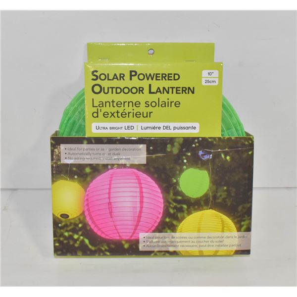 10  OUTDOOR SOLAR POWER LANTERN,GREEN